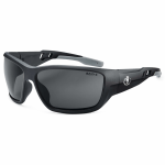 Ergodyne Skullerz Safety Glasses, Baldr, Matte Black Frame, Smoke Lens