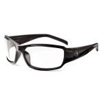 Ergodyne Skullerz Safety Glasses, Thor, Anti-Fog, Black Frame, Clear Lens