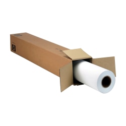 HP Q1412B Universal Heavyweight Coated Wide Format Roll, 24in x 100ft, 32 Lb