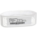 Zebra OmniBand Wristband - 1000 - 10in Length - Blue - Polyester