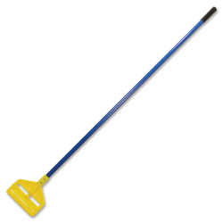 Rubbermaid Commercial Invader Wet Mop Fiberglass Handle - 60in Length - Blue - Fiberglass - 12 / Carton