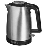 Krups Savoy Manual Kettle, 9-5/16inH x 7-7/16inW x 7-7/16inD, Silver