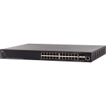 Cisco SX550X-24 24-Port 10GBase-T Stackable Managed Switch - 24 Ports - Manageable - 2 Layer Supported - Twisted Pair - Rack-mountable - Lifetime Limited Warranty