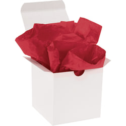 Partners Brand Gift-Grade Tissue Paper, 15in x 20in, Scarlet, Pack Of 960