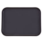 Cambro Rectangular Camtread Trays, 10in x 14in, Black, Set Of 24 Trays