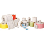 Zebra Label Paper 4 x 8in Direct Thermal Zebra 8000D Near-IR 1 in core - 4in Width x 8in Length - 310/Roll - 1in Core - 4 / Case - White