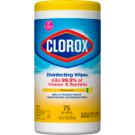 Clorox Disinfecting Wipes, Bleach Free Cleaning Wipes - Crisp Lemon - 75 Count