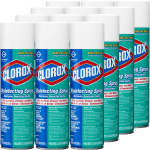 Clorox Disinfecting Spray, Fresh Scent, 19 Oz Bottle, Case Of 12