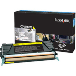 Lexmark High Yield Laser Toner Cartridge - Return Program - Yellow - 1 Each - 10000 Pages