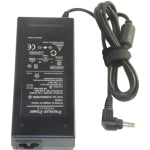 eReplacements Premium Power Products AC0905525BRE - Power adapter - 90 Watt - black - for Compaq Presario 12XX, 18XX; Toshiba Satellite 19XX, A110, A85, L25, L35, L45, M105, M40