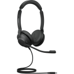 Jabra EVOLVE2 30 - Stereo - USB Type C - Wired - 20 Hz - 20 kHz - On-ear - Binaural - Ear-cup - 4.92 ft Cable - MEMS Technology Microphone - Black