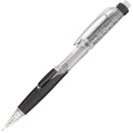 Pentel Twist-Erase Click Mechanical Pencil, #2 Lead, 0.7 mm, Black Transparent Barrel