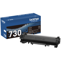 Brother Genuine TN730 Black Toner Cartridge