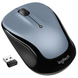 Logitech M325s Wireless Optical Mouse, Silver