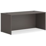 HON Mod 66inW Rectangle Desk Shell, Slate Teak