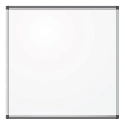 U Brands PINIT Magnetic Dry-Erase Whiteboard, 35in x 35in, Aluminum Frame With Silver Finish