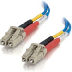 C2G 5m LC-LC 50/125 OM2 Duplex Multimode Fiber Optic Cable - Plenum CMP-Rated - Blue - Patch cable - LC multi-mode (M) to LC multi-mode (M) - 5 m - fiber optic - duplex - 50 / 125 micron - OM2 - plenum - blue