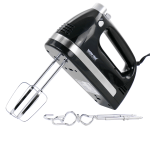 Better Chef MegaMix 5-Speed Hand Mixer, Black