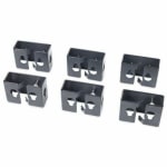 APC Cable Containment Brackets, 4.4inH x 3.1inW x 1.8inD, Black