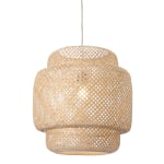 Zuo Modern Finch Ceiling Lamp, 18-9/10inW, Natural