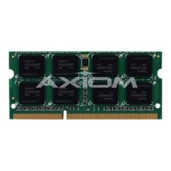 Axiom 4GB DDR3-1333 SODIMM for Apple # MB1333/4G-AX - 4 GB (1 x 4 GB) - DDR3 SDRAM - 1333 MHz DDR3-1333/PC3-10600 - Non-ECC - Unbuffered - 204-pin - SoDIMM