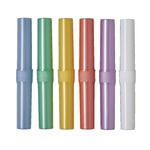 Medline 2-Piece Toothbrush Holders, Assorted Colors, Case Of 72