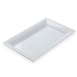 American Metalcraft Melamine Platters, 13in x 21in, White, Pack Of 8 Platters