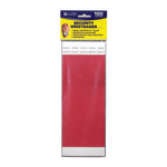 C-Line DuPont Tyvek Security Wristbands, 3/4in x 10in, Red, 100 Wristbands Per Pack, Set Of 2 Packs