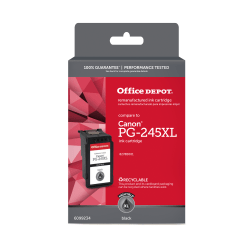 Office Depot Brand Remanufactured High-Yield Black Ink Cartridge Replacement For Canon PG-245XL