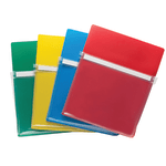 Charles Leonard Magnetic Pockets, 9-1/2in x 11-3/4in, Assorted Colors, Pack Of 4 Pockets