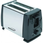 Brentwood 2-Slice Toaster, Silver/Black