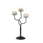 Adesso Pom Pom RGB LED Table Lamp, 26-1/2inH, Black/Silver