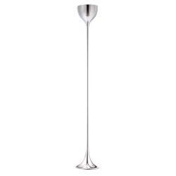 Zuo Neutrino Floor Lamp, 66 9/10inH, Chrome