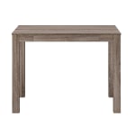 Ameriwood Home Parsons 39inW Writing Desk With Drawer, Distressed Gray Oak