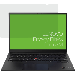 Lenovo 14.0 inch 1610 Privacy Filter for X1 Carbon Gen9 with COMPLY Attachment from 3M Matte - For 14in Widescreen LCD Notebook - 16:10 - Cold Resistant, Heat Resistant, Humidity Resistant, Thermal Shock Resistant - Anti-glare - 1 Pack