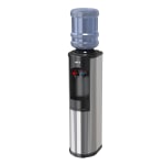 Oasis Artesian Hot/Cold Floorstand Water Dispenser, 38 1/8inH x 12inW x 12 1/2inD, Stainless