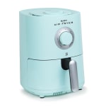 Nostalgia MyMini 1-Qt Air Fryer, 8-13/16inH x 9-7/8inW x 7-13/16inD, Aqua