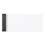 Great Papers! #10 Coordinating Envelopes, Gummed Seal, Scrolls, Black/Silver, Pack Of 50