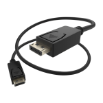 UNC Group - DisplayPort cable - DisplayPort (M) latched to DisplayPort (M) latched - 15 ft - black