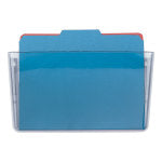 OIC Single Pocket Wall Files, Letter Size, Clear