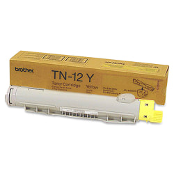 Brother TN-12 Yellow Toner Cartridge, TN-12Y