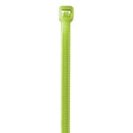 Partners Brand Color Cable Ties, 5.5in, Fluorescent Green, Case Of 1,000