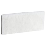 3M Doodlebug Cleaning Pads, 8440, 4 5/8in x 10in, White, Pack Of 5 Pads