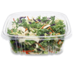 Stalk Market Compostable Hinged Deli Containers, 5.5in x 6.5in x 2.5in 32 Oz, Clear, Pack of 200