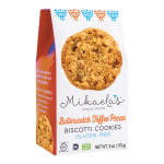 Mikaelas Simply Divine Biscotti Cookies, Butterscotch Toffee Pecan, 6 Oz, Box Of 8