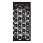 Great Papers! Grad Foil Seals, 1in, Class Of 2014, Black/Silver, Pack Of 50