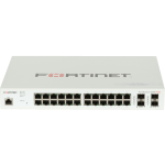 Fortinet FortiSwitch FS-224E-PoE Ethernet Switch - 24 Ports - Manageable - Gigabit Ethernet - 1000Base-X, 10/100/1000Base-T - 3 Layer Supported - Modular - 4 SFP Slots - Power Supply - 223.57 W Power Consumption