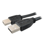 Comprehensive Pro AV/IT Active USB A Male to B Male 50ft - Matte Black