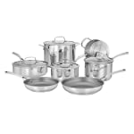 Cuisinart Stainless Steel 11-Piece Cookware Set, Silver