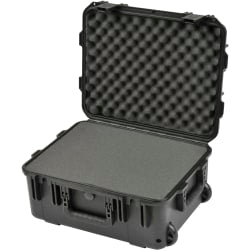 SKB Cases iSeries Protective Case With Cubed Foam And Wheels, 19in x 14-3/8in x 8in, Black